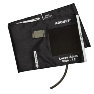 Reusable Blood Pressure Cuff Adcuff 34 to 50 cm Arm Nylon Cuff Large Adult Cuff