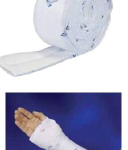 Padded Splint Roll OCL 11 Layer 4 Inch X 20 Foot Flannel / Foam / Plaster White