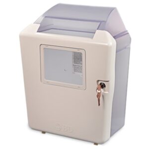 Sharps Container Cabinet / Wall Enclosure Plastic Wall Mount Locking