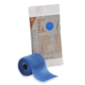 Cast Tape 3M Scotchcast Soft Cast 2 Inch X 12 Foot Fiberglass Blue
