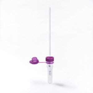 Safe-T-Fill Capillary Blood Collection Tube K2 EDTA Additive 300 ?L Pierceable Attached Cap Plastic Tube