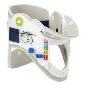 Extrication Cervical Collar with Headwedge Ambu Perfit ACE Preformed Adult One Size Fits Most One-Piece / Trachea Opening Adjustable Height Adjustable Neck Circumference