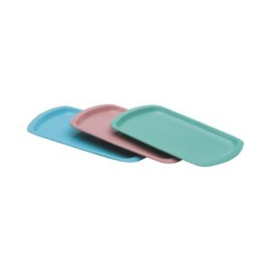 Service Tray Medegen 6 X 9 Inch Blue Polypropylene