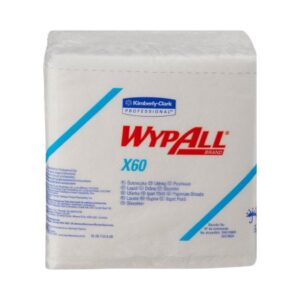 Task Wipe WypAll X60 Light Duty 76 Count Poly Pack 12 X 12-1/2 Inch NonSterile Reusable
