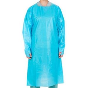 Protective Procedure Gown Cardinal Health One Size Fits Most Blue NonSterile Not Rated Disposable
