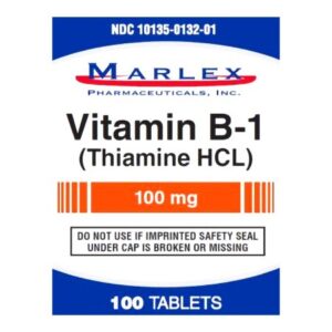 Thiamine HCl 100 mg Tablet 100 Tablets