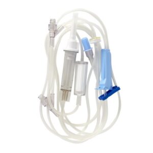 IV Pump Set Clearlink Pump 2 Ports 10 Drops / mL Drip Rate 0.2 Micron Filter 105 Inch Tubing Solution