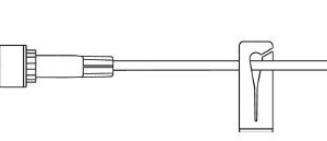 IV Extension Set UltraSite Needle-Free Port Small Bore 5 Inch Tubing Without Filter
