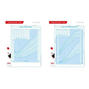 Growth Charts Boys 2-20 Years seca 406B Boys 2-20 Years 8-1/2 W X 11 H Inch