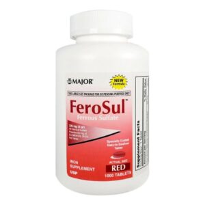 Mineral Supplement Iron 325 mg Strength Tablet 1,000 per Bottle