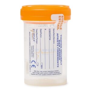Specimen Container for Pneumatic Tube Systems Starplex 90 mL (3 oz.) Screw Cap Sterile Inside Only