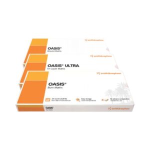Wound Matrix Dressing OASIS Rectangle 1 X 1.4 Inch Sterile Non-viable cells, Tissue-based: Animal
