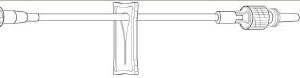 IV Extension Set Needle-Free Port Standard Bore 6 Inch Tubing Without Filter
