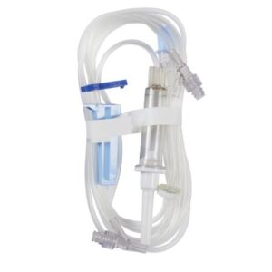 IV Pump Set Clearlink Gravity / Pump 2 Ports 10 Drops / mL Drip Rate Without Filter 112 Inch Tubing Solution