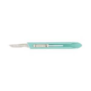 Safety Scalpel Miltex No. 10 Stainless Steel / Plastic Classic Grip Handle Sterile Disposable