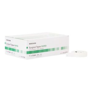 Medical Tape McKesson White 1/2 Inch X 10 Yard Paper NonSterile