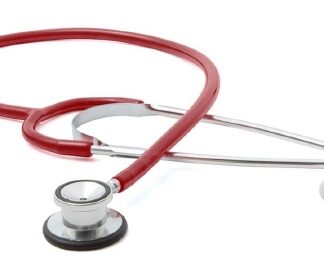 General Exam Stethoscope Proscope 675 Red 1-Tube 21 Inch Tube Double Sided Chestpiece