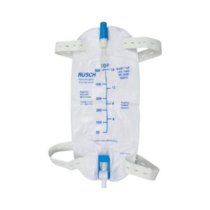 Urinary Leg Bag Easy Tap Anti-Reflux Valve Sterile 562 mL Vinyl