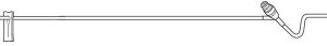 IV Extension Set Needle-Free Port Standard Bore 44 Inch Tubing Without Filter