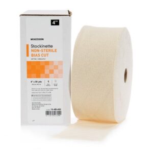 Bias Cut Stockinette McKesson Cotton 4 Inch X 50 Yard Size 1 Beige NonSterile