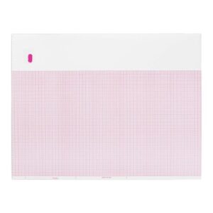 Recording Chart Paper GE Z-Fold Red Grid