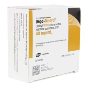 Depo-Medrol Methylprednisolone Acetate 40 mg / mL Injection 1 mL