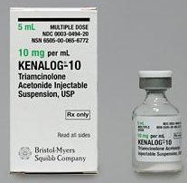 Kenalog-10 Triamcinolone Acetonide 10 mg / mL Injection 5 mL