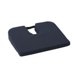 Coccyx Relief Seat Cushion DMI Sloping Seat Mate 18 W X 14 L X 3 to 1-1/2 D Inch Foam