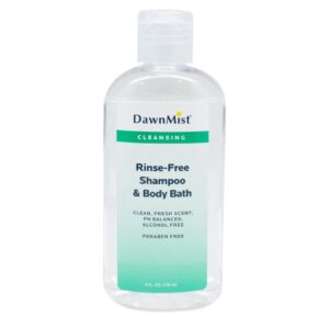 Rinse-Free Shampoo and Body Wash DawnMist 4 oz. Flip Top Bottle Scented