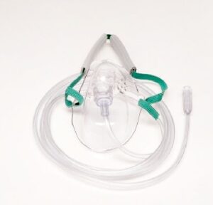 Aerosol Mask I-Guard Elongated Style Adult One Size Fits Most Adjustable Head Strap