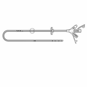 Transgastric-Jejunal Feeding Tube MIC 22 Fr. 45 cm Tube Silicone Sterile