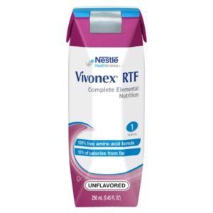 Tube Feeding Formula Vivonex RTF Unflavored Liquid 250 mL Carton