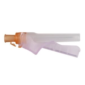 Safety Hypodermic Needle Eclipse 1-1/2 Inch Length 25 Gauge Thin Wall Hinged Safety Needle