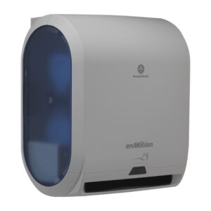 Paper Towel Dispenser enMotion Splash Blue Plastic Touch Free 1 Roll Wall Mount