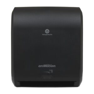 Paper Towel Dispenser enMotion Black Plastic Touch Free 1 Roll Wall Mount