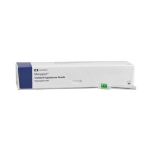 Hypodermic Needle Monoject 1-1/2 Inch Length 18 Gauge Regular Wall Without Safety
