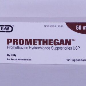 Promethegan Promethazine HCl 50 mg Suppository 12 Suppositories