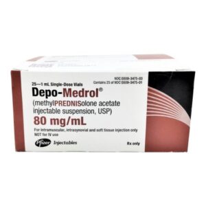 Depo-Medrol Methylprednisolone Acetate 80 mg / mL Injection 1 mL