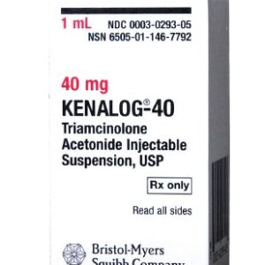 Kenalog-40 Triamcinolone Acetonide 40 mg / mL Injection 1 mL
