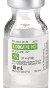 Lidocaine HCl 1%, 10 mg / mL Injection 10 mL