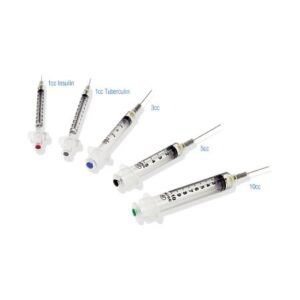 Safety Hypodermic Syringe with Needle VanishPoint 10 mL 1 Inch 21 Gauge Retractable Safety Needle Regular Wall