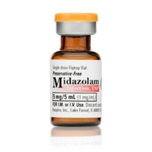 Midazolam HCl 1 mg / mL Injection 5 mL