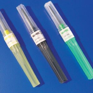 Jelco Blood Collection Needle 22 Gauge 1 Inch Needle Length Conventional Needle Without Tubing Sterile