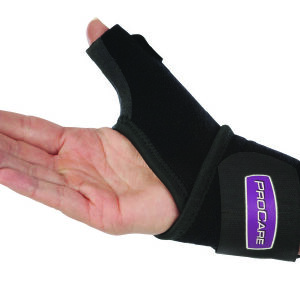 Thumb Support Universal Thumb-O-Prene One Size Fits Most Hook and Loop Closure Left or Right Hand Black