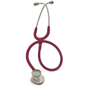 General Exam Stethoscope 3M Littmann Lightweight II S.E. Burgundy 1-Tube 28 Inch Tube Double Sided Chestpiece