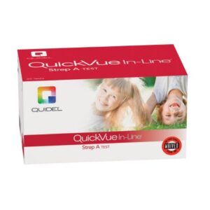 Respiratory Test Kit QuickVue In-Line Strep A Strep A Test 25 Tests CLIA Waived