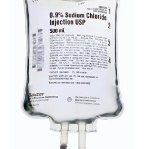 Sodium Chloride, Preservative Free 0.9% IV Solution 500 mL
