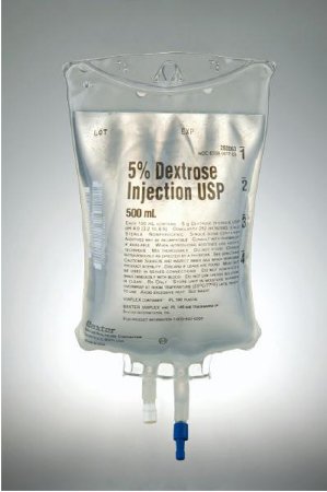 Dextrose / Water, Preservative Free 5% IV Solution 500 mL