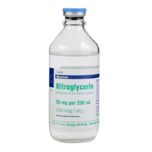 Nitroglycerin / Dextrose 5% 0.2 mg / mL Solution 250 mL
