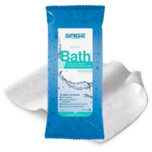Rinse-Free Bath Wipe Impreva Bath Soft Pack Unscented 5 Count